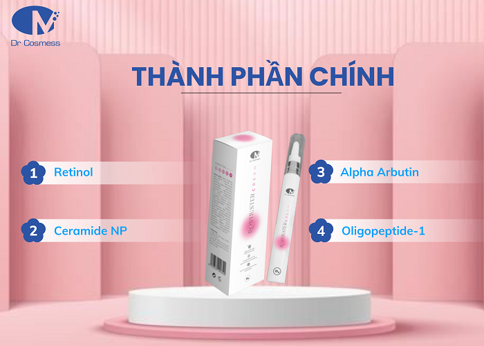 Thành phần chính trong sản phẩm Rosy Luster Cream
