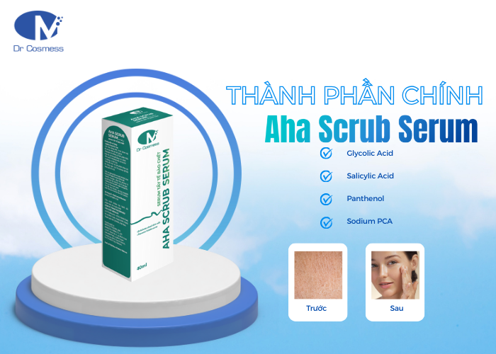 Thành phần chính có trong Aha Scrub Serum