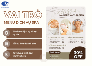 Tại sao menu dịch vụ spa đóng vai trò quan trọng?