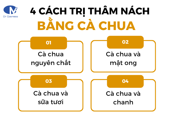 4 cách trị thâm nách bằng cà chua đơn giản