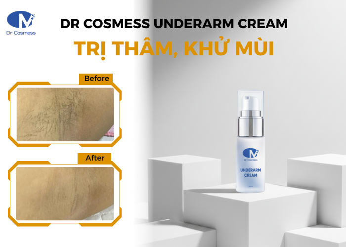 Kem trị thâm nách tại nhà