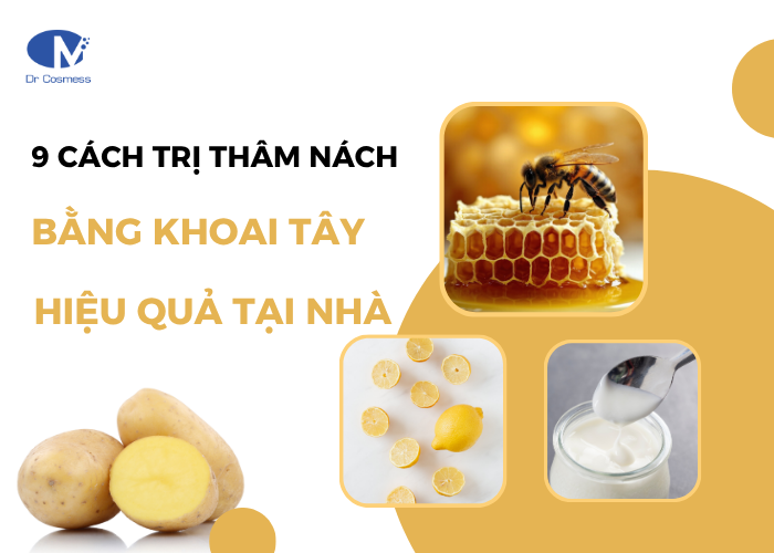 5 cách trị thâm nách tại nhà hiệu quả với nguyên liệu thiên nhiên