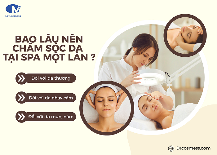 Bao lâu nên chăm sóc da tại spa một lần