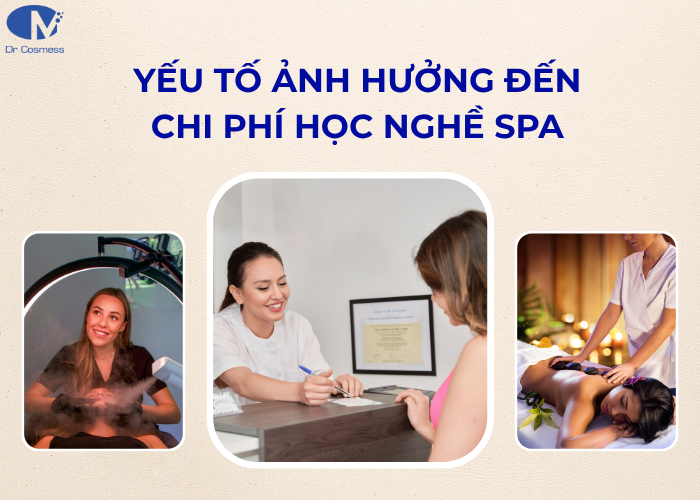 Danh tiếng, uy tín, cơ sở vật chất và đội ngũ giảng viên là yếu tố ảnh hưởng đến chi phí học spa