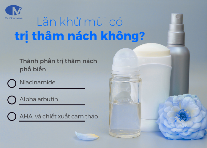 Lăn khử mùi không chỉ ngăn mùi hôi cơ thể mà còn có thể giúp trị thâm