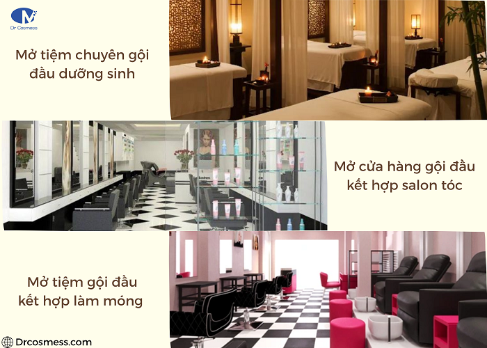 Các mô hình kinh doanh tiệm gội đầu