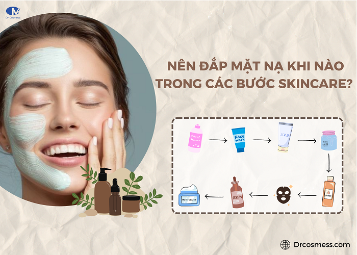 Thứ tự sử dụng mặt nạ trong các bước skincare
