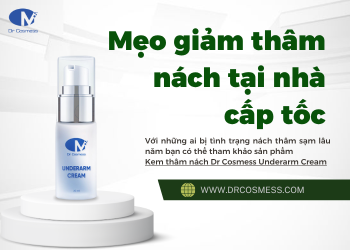 Mẹo giảm thâm nách tại nhà cấp tốc