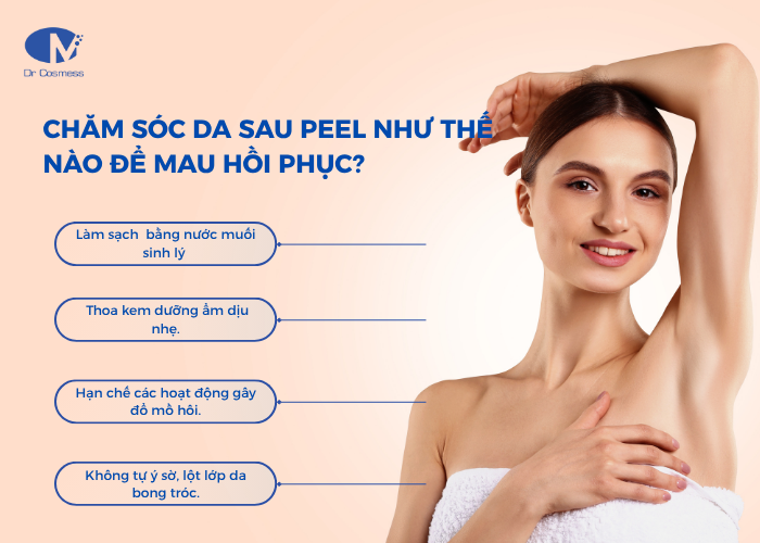 Chăm sóc da sau peel như thế nào để mau hồi phục?