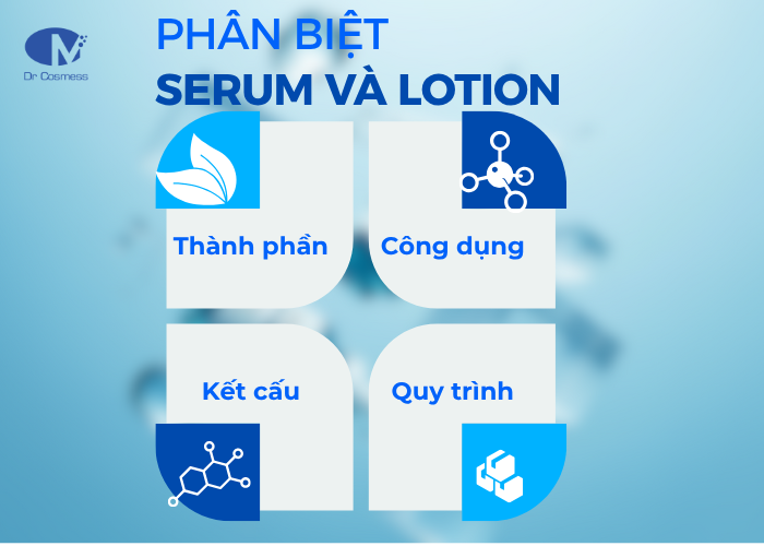 Cách phân biệt lotion và serum