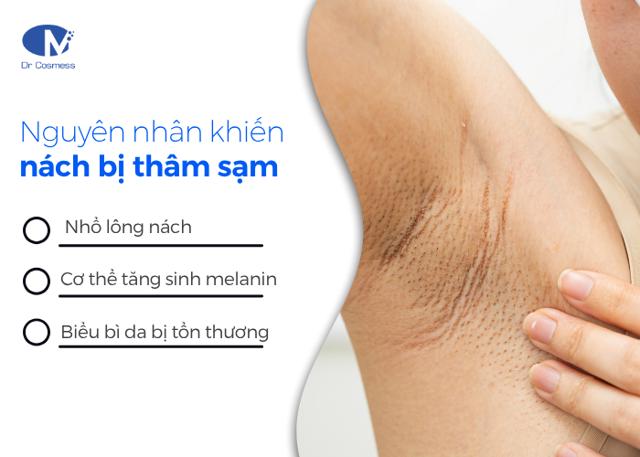 Những nguyên nhân phổ biến khiến nách bị thâm sạm