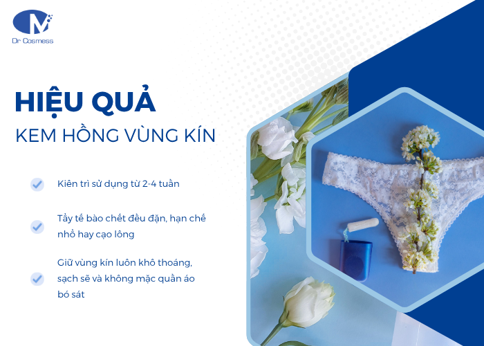 Kem làm hồng vùng kín có thật sự hiệu quả không?