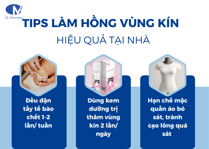 Tips giúp vùng kín hồng hào tự nhiên