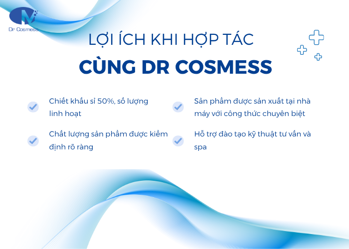 Chính sách chiết khấu hấp dẫn khi hợp tác cùng Dr Cosmess