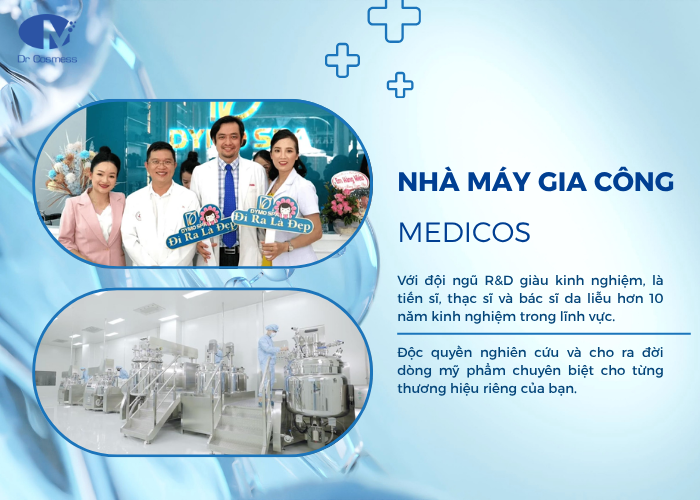 Nhà máy gia công mỹ phẩm Medicos